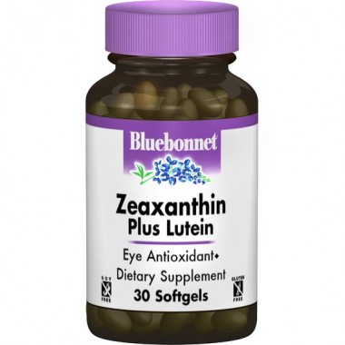 Лютеин Bluebonnet Nutrition Zeaxanthin Plus Lutein 30 Softgels BLB0858