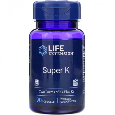 Витамин K Life Extension Super K 90 Softgels LEX23343