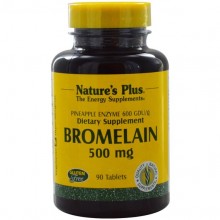 Бромелайн Nature's Plus Bromelain 500 mg 90 Tabs NTP4409