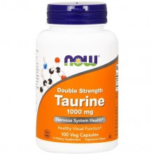 Таурин NOW Foods Taurine, Double Strength 1000 mg 100 Veg Caps NF0142 Таурин NOW Foods Taurine, Double Strength 1000 mg 100 Veg Caps NF0142