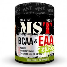 Аминокислота BCAA для спорта MST Nutrition BCAA & EAA Zero 520 g /40 servings/ Cola Lime Аминокислота BCAA для спорта MST Nutrition BCAA & EAA Zero 520 g /40 servings/ Cola Lime