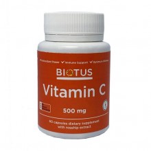 Витамин C Biotus Vitamin C 500 mg 60 Caps BIO-530166 Витамин C Biotus Vitamin C 500 mg 60 Caps BIO-530166