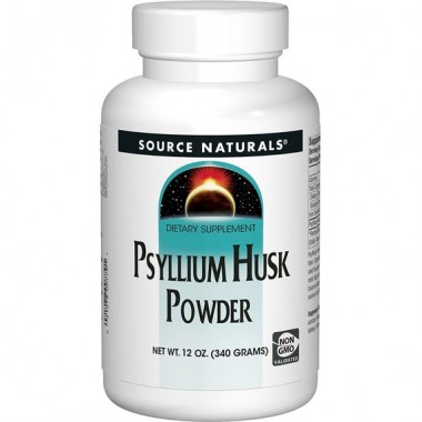 Клетчатка Source Naturals Psyllium Husk Powder, 12 oz 340 g /68 servings/