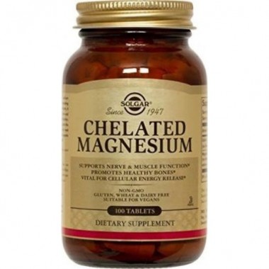 Микроэлемент Магний Solgar Chelated Magnesium 100 Tabs SOL-54709