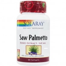 Экстракты ягод сереноа Solaray Saw Palmetto Berry Extract 160 mg 60 Softgels SOR-03782 Экстракты ягод сереноа Solaray Saw Palmetto Berry Extract 160 mg 60 Softgels SOR-03782
