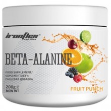 Бета-аланин для спорта IronFlex Beta-Alanine 200 g /80 servings/ Fruit Punch Бета-аланин для спорта IronFlex Beta-Alanine 200 g /80 servings/ Fruit Punch
