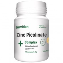 Микроэлемент Цинк EntherMeal Zinc Picolinate + Complex 60 Caps Микроэлемент Цинк EntherMeal Zinc Picolinate + Complex 60 Caps