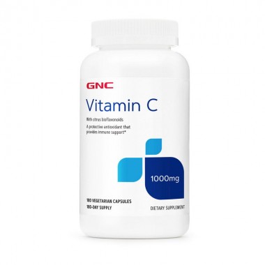Витамин C для спорта GNC Vitamin C 1000 mg 180 Veg Caps Витамин C для спорта GNC Vitamin C 1000 mg 180 Veg Caps