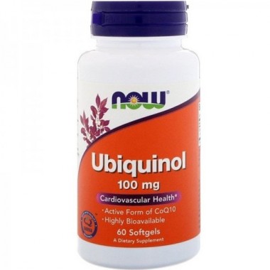 Коэнзим NOW Foods Ubiquinol 100 mg 60 Softgels