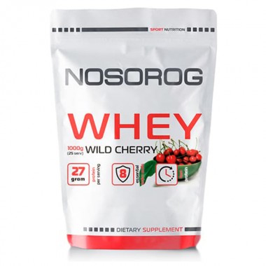 Протеин Nosorog Nutrition Whey 1000 g /25 servings/ Wild Cherry