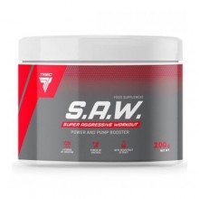Комплекс до тренировки Trec Nutrition S.A.W. 200 g /80 servings/ Wild Berry Комплекс до тренировки Trec Nutrition S.A.W. 200 g /80 servings/ Wild Berry