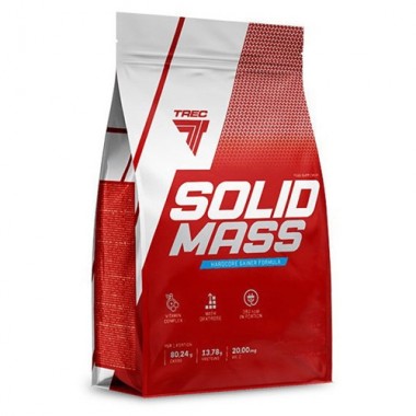 Гейнер Trec Nutrition Solid Mass 3000 g /30 servings/ Chocolate Гейнер Trec Nutrition Solid Mass 3000 g /30 servings/ Chocolate