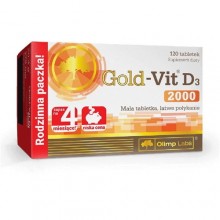Витамин D для спорта Olimp Nutrition Gold-Vit D3 2000 Fast 120 Tabs Витамин D для спорта Olimp Nutrition Gold-Vit D3 2000 Fast 120 Tabs