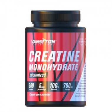 Креатин моногидрат Vansiton Creatine Monohydrate 700 mg 300 Caps