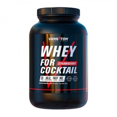 Протеин Vansiton Whey For Coctail 1500 g /25 servings/ Strawberry Протеин Vansiton Whey For Coctail 1500 g /25 servings/ Strawberry