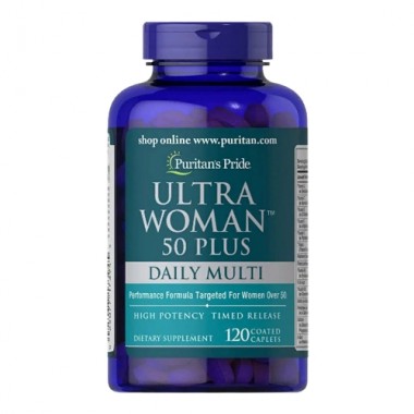 Витаминно-минеральный комплекс Puritan's Pride Ultra Woman 50 Plus Multi-Vitamin 120 Caplets