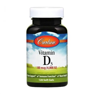 Витамин D Carlson Labs Vitamin D 4000 IU 120 Soft Gels