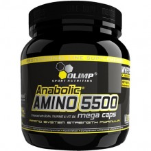 Аминокислота BCAA для спорта Olimp Nutrition Anabolic Amino 5500 400 Caps Аминокислота BCAA для спорта Olimp Nutrition Anabolic Amino 5500 400 Caps