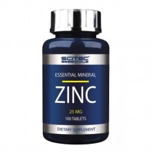 Микроэлемент Цинк для спорта Scitec Nutrition Zinc 25 mg 100 Tabs