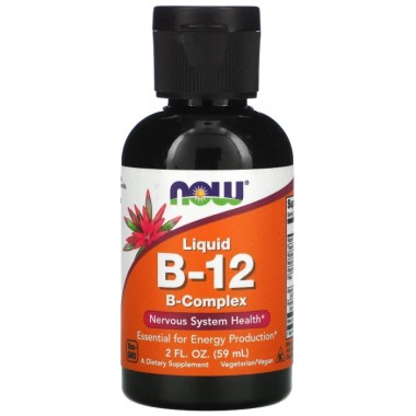 Витамин Б12 NOW Foods Vitamin B-12 Complex Liquid 59 ml /49 servings/