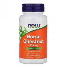 Экстракт конского каштана NOW Foods Horse Chestnut 300 mg 90 Veg Caps