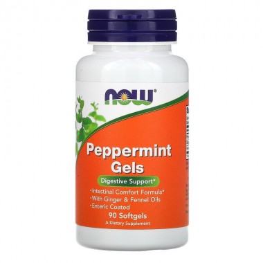 Комплекс для пищеварения NOW Foods Peppermint Gels 90 Softgels