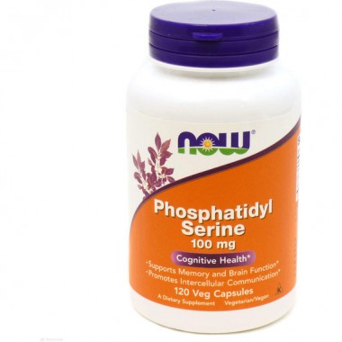 Комплекс для профилактики работы головного мозга NOW Foods Phosphatidyl Serine 100 mg 120 Veg Caps