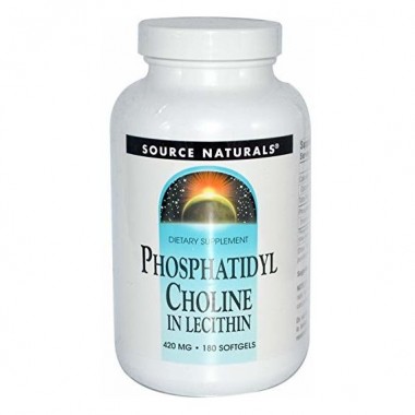 Лецитин Source Naturals Phosphatidyl Choline in Lecithin 420 mg 180 Caps