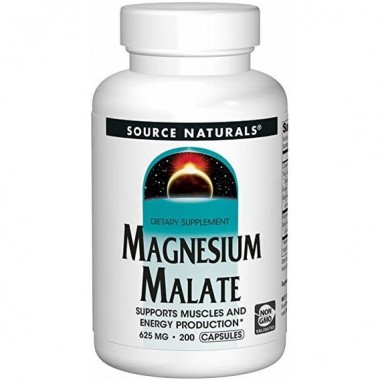 Микроэлемент Магний Source Naturals Magnesium Malate 625 mg 200 Caps