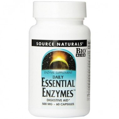 Пищеварительные ферменты Source Naturals Essential Enzymes 500 mg 60 Caps