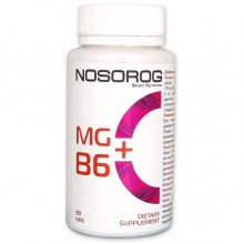 Витаминно-минеральный комплекс для спорта Nosorog Nutrition Mg+B6 90 tabs
