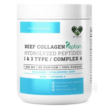 Коллаген En`vie Lab Beef Collagen Complex 4 (1&3 TYPE) 456 g /60 servings/ Pure