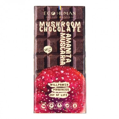 Заменитель питания Ecohuman Mushroom Chocolate With Amanita Muskaria 100 g