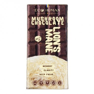 Заменитель питания Ecohuman Mushroom Chocolate With Lion's Mane 100 g
