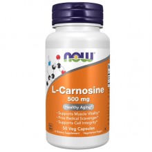 Карнозин NOW Foods Carnosine 500 mg 50 Veg Caps