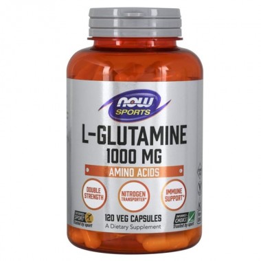 Глютамин NOW Foods L-Glutamine 1000 mg 120 Caps