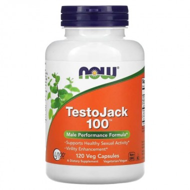 Тестостероновый комплекс NOW Foods Testo Jack 100 120 Veg Caps
