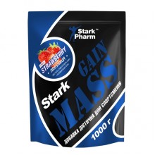 Гейнер Stark Pharm Stark Gain Mass 1000 g /10 servings/ Strawberry