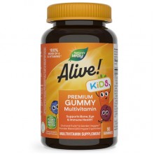 Витаминно-минеральный комплекс Nature's Way Alive! Gummies Multi-Vitamin for Children 90 Gummies Cherry, Orange, Grape flavors