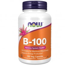 В комплекс NOW Foods Vitamin B-100 100 Veg Caps NF0436