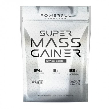 Гейнер Powerful Progress Super Mass Gainer 2000 g /20 servings/ Cappuccino