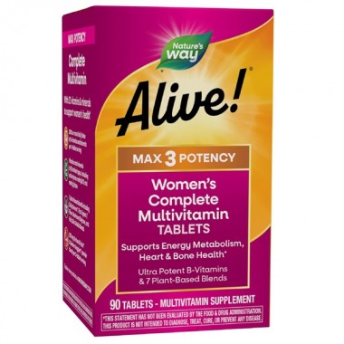 Витаминно-минеральный комплекс Nature's Way Alive! Women's Max Potency 90 Tabs