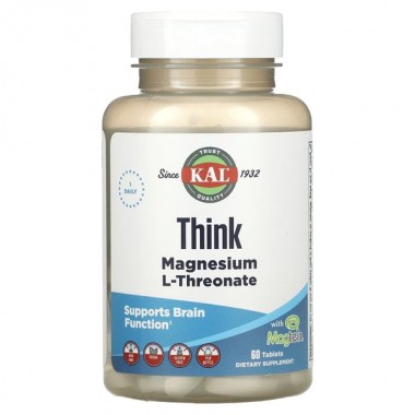 Микроэлемент Магний KAL Magnesium L-Threonate 2000 mg 60 Tabs