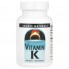 Витамин K Source Naturals Vitamine K 500 mcg 200 Tabs