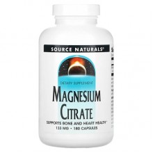 Микроэлемент Магний Source Naturals Magnesium Citrate 133 mg 180 Caps Микроэлемент Магний Source Naturals Magnesium Citrate 133 mg 180 Caps