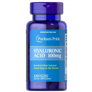 Гиалуроновая кислота Puritan's Pride Hyaluronic Acid 100 mg 120 Caps