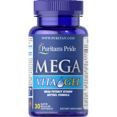 Витаминно-минеральный комплекс Puritan's Pride Mega Vita Gel 30 Softgels