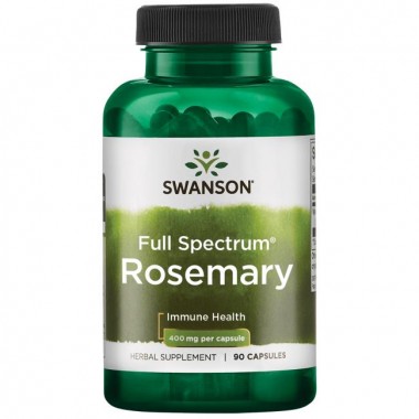 Комплекс для профилактики работы печени Swanson Full Spectrum Rosemary 400 mg 90 Caps