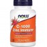 Витамин C NOW Foods C-1000 Zinc 15 mg Immune 90 Veg Caps