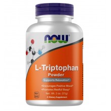 Триптофан NOW Foods L-Tryptophan рowder 57 g /57 servings/